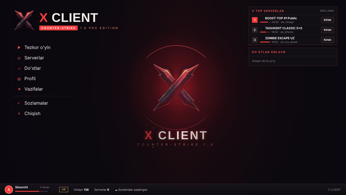 X CLIENT — CS 1.6